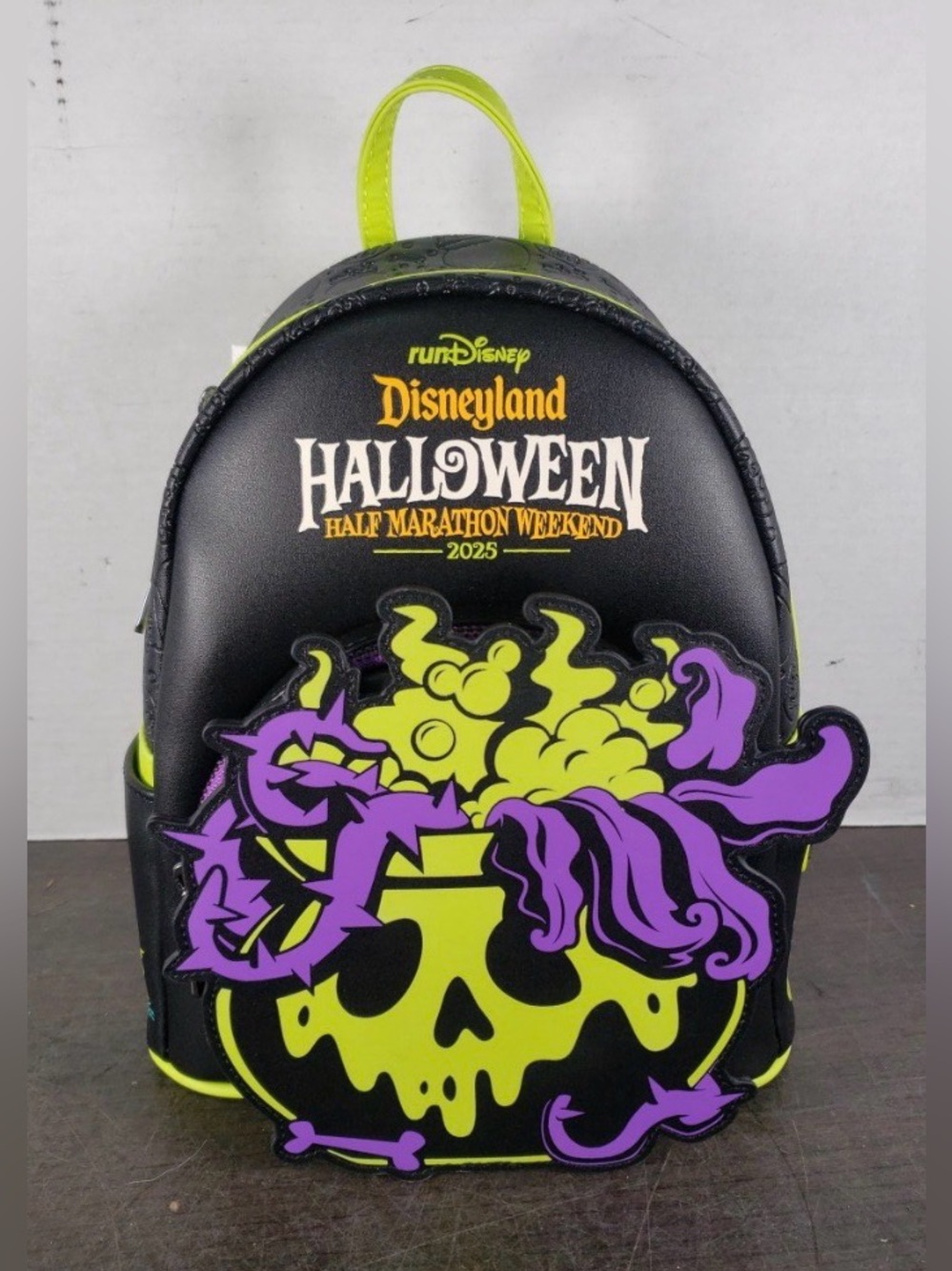 Disneyland Halloween Half Marathon Weekend 2025 Glow-in-the-Dark Loungefly NWT